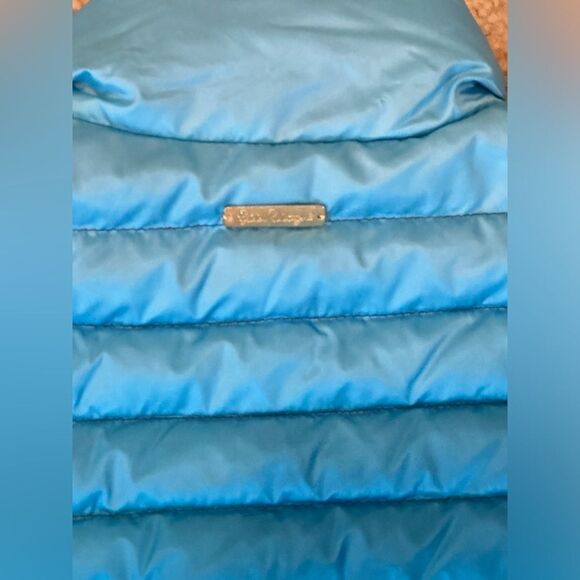 NWT Lilly Pulitzer Noella Blue Ombré Down Vest Sz XXS - Picture 6 of 16